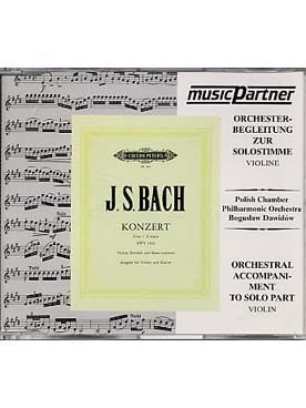Illustration de Concerto BWV 1042 en mi M pour violon et orchestre