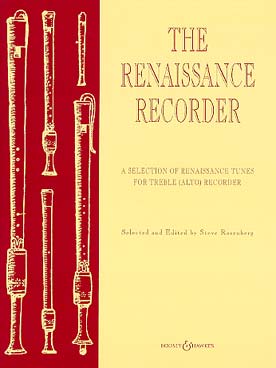 Illustration renaissance recorder treble