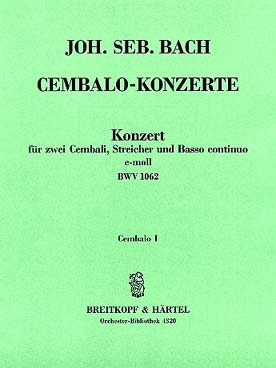 Illustration de Concerto BWV 1062 Partie clavecin 2