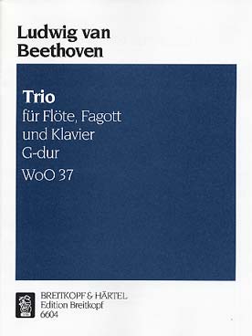 Illustration beethoven trio woo 37 sol maj fl/fag/pno