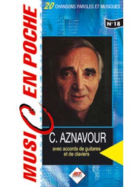 Illustration aznavour music en poche