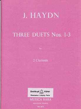Illustration haydn duos concertants (6) vol. 1