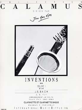 Illustration bach js inventions (tr. volta) vol. 1