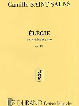 Illustration de Élégie op. 160
