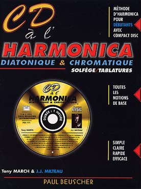 Illustration milteau/march cd a l'harmonica