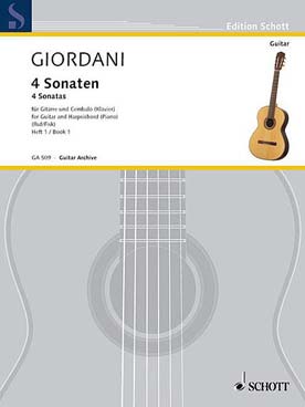 Illustration giordani sonates (4) vol. 1