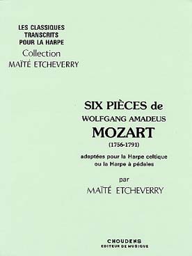 Illustration de 6 Pièces (tr. Etcheverry pour harpe celtique ou à pédales)