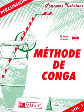 Illustration de Méthode de conga vol. 1 avec CD