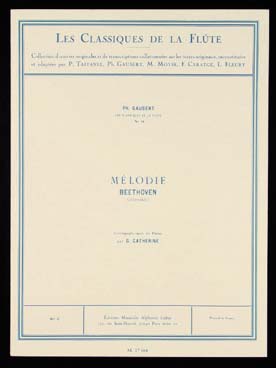 Illustration de Mélodie (tr. Gaubert)