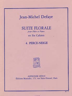 Illustration defaye suite florale n° 4 : perce-neige