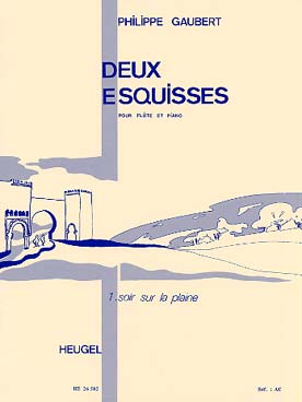 Illustration de 2 Esquisses - N° 1 : Soir sur la plaine