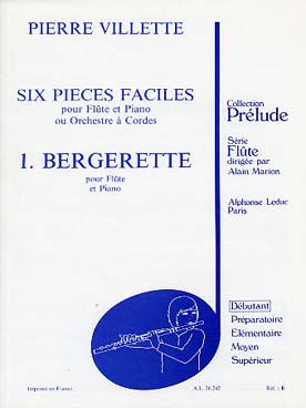 Illustration de 6 Pièces faciles N° 1 : Bergerette