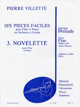 Illustration de 6 Pièces faciles N° 3 : Novelette