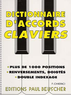 Illustration chierici dictionnaire d'accords claviers