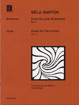 Illustration de 44 Duos pour 2 violons, tr. pour 2 altos - Vol. 2