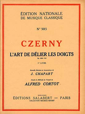 Illustration czerny op. 699/740 art delier doigts 1