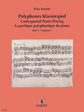 Illustration de La Pratique polyphonique - Vol. 1 : Piano 2 mains