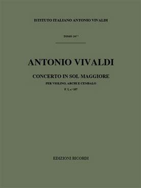 Illustration de Concerto en sol M RV 312 F I/107