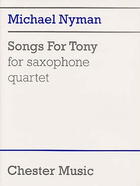 Illustration nyman songs for tony pour quatuor de sax