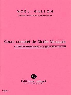 Illustration de 150 Dictées harmoniques graduées à 2, 3 et 4 parties