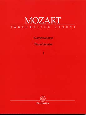 Illustration de Sonates (éd. Bärenreiter) - Vol. 1 : N° 1 à 9 K 279-284, K309-311