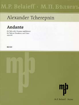 Illustration tcherepnine andante op. 64