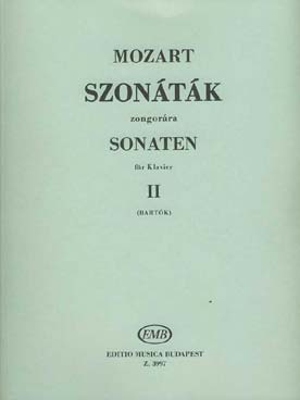 Illustration mozart sonates (mb) vol. 2 (bartok)