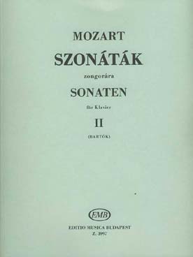 Illustration de Sonates (éd. E.M.B, rév. Bartok) - Vol. 2
