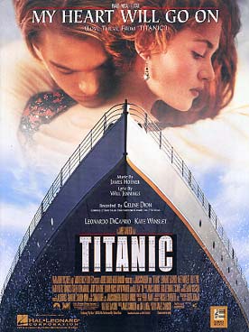 Illustration de TITANIC Chanson du film : "My heart will go on" - Version P/V/G