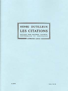 Illustration dutilleux les citations (conducteur)