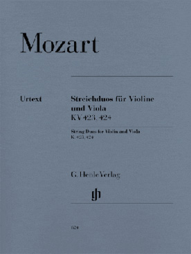 Illustration mozart duos k 423 et k 424