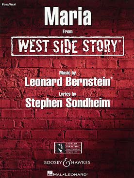 Illustration de West Side Story Maria (chant/piano)