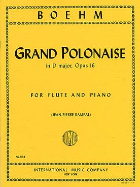 Illustration de Grande polonaise op. 16 en ré M - éd. I.M.C. (Rampal)