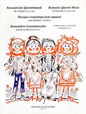 Illustration musique romantique quatuor a cordes