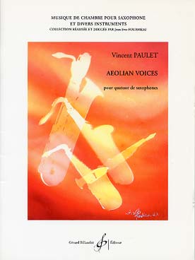 Illustration de Aéolian voices pour quatuor de saxophones (C + P)