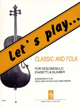 Illustration de LET'S PLAY CLASSIC AND FOLK (Heilig/ Heger)