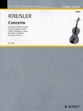 Illustration kreisler concerto en do maj
