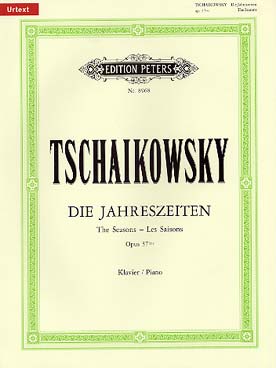 Illustration tchaikovsky saisons (les) op. 37 bis
