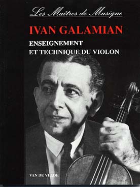 Illustration galamian enseignement/technique violon