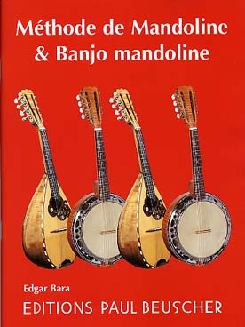 Illustration de Méthode de mandoline et banjo mandoline (historique, description du manche,  principes de la musique et solfège, tonalités...)
