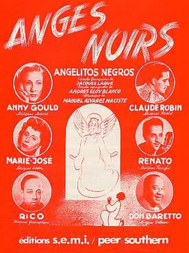 Illustration de Les Anges noirs (paroles en espagnol)