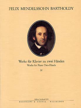 Illustration de Œuvres complètes (éd. Breitkopf) - Vol. 4 : lieder ohne worte (romances sans paroles)