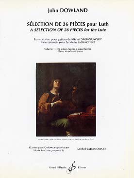 Illustration dowland selection 26 pieces luth vol. 1