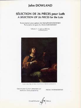Illustration dowland selection 26 pieces luth vol. 3