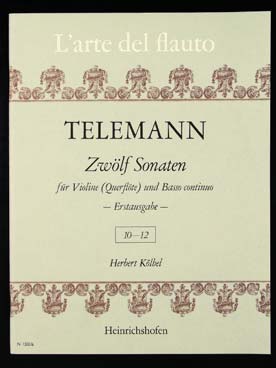 Illustration telemann sonates (12) vol. 4