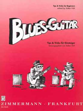 Illustration blues guitar tips und tricks