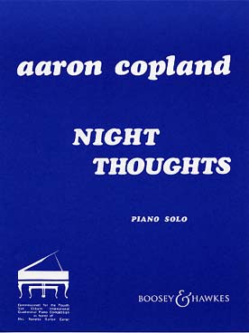 Illustration copland night thoughts (hommage a ives)