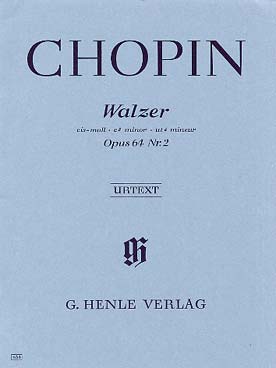 Illustration chopin valse op. 64 n° 2 en do # min