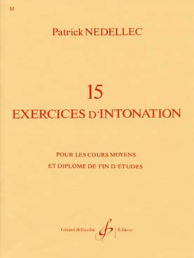 Illustration de 15 Exercices d'intonation pour les cours moyens et diplômes de fin d'étude