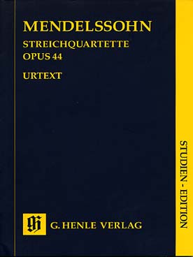 Illustration de Quatuors à cordes op. 44